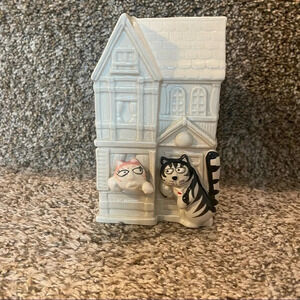 TAKAHASHI Tom‎ Cat Hand Painted Piggy Bank